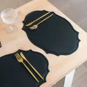Set de Table Noir